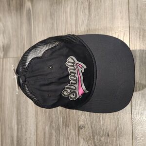 NWT BCRF Support the Cure Strong Women's OSFM Adjustable Hat